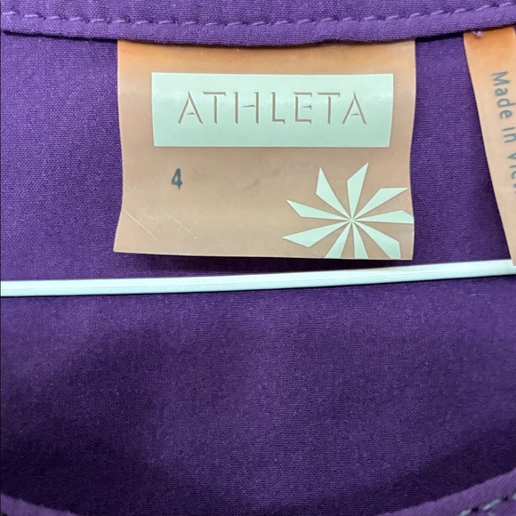 Athleta Purple Sleeveless Stretch Athleisure Dress Size Small - Picture 3 of 8